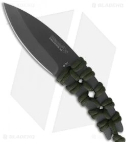 Black Fox Throwing Knife Gray/Green Cord (3.4" Gray) BF724
