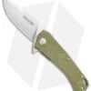 Black Fox Echo Linerlock Knife Green G-10 (3.25" Stonewash)