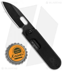 BlackFox Panchenko Bean Gen 2 Slip Joint Knife Black G-10 (2.1" BW) FX-719 G10 -Fox Knives BlackFox Bean Gen 2 SJ Black G 10 01FX484 BHQ 86111 jr bottlecap