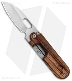 BlackFox Panchenko Bean Gen 2 Slip Joint Knife Zebrawood (2.1" Satin) BF-719 ZW