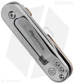 BlackFox Panchenko Bean Gen 2 Slip Joint Knife Zebrawood (2.1" Satin) BF-719 ZW -Fox Knives BlackFox Bean Gen 2 SJ Zebrawood Satin 01FX483 BHQ 86109 jr side