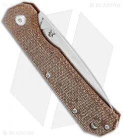 BlackFox Ciol Slip Joint Knife Brown Micarta (2.75" Stonewashed) -Fox Knives BlackFox Ciol SJ Brown Micarta SW BHQ 121748 jr side