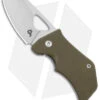 BlackFox Kit Frame Lock Knife Green G-10 (1.9" Stonewash)