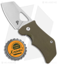 BlackFox Kit Frame Lock Knife Green G-10 (1.9" Stonewash) -Fox Knives BlackFox Kit FL Green G 10 SW BHQ 121752 jr bottlecap