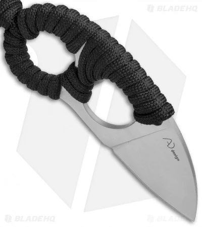 BlackFox Micro Fixed Blade Neck Knife Black Paracord (1.5" Satin) 12FX092 2 BlackFox Micro Fixed Blade Neck Knife Black Paracord (1.5" Satin) 12FX092 - Image 2
