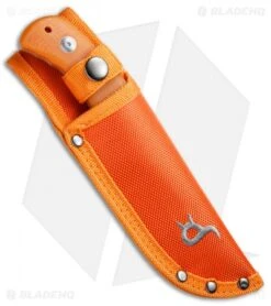 BlackFox Outdoor 132 Fixed Blade Knife Orange G-10 (3.9" Satin) 02FX113 -Fox Knives BlackFox Outdoor 132 Orange G 10 Satin 02FX113 BHQ 77332 jr sheath