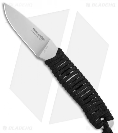 Black Fox Tarlo Fixed Blade Knife Black Paracord (3" Satin) 02FX093 1 Black Fox Tarlo Fixed Blade Knife Black Paracord (3" Satin) 02FX093