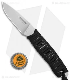 Black Fox Tarlo Fixed Blade Knife Black Paracord (3" Satin) 02FX093 7 Black Fox Tarlo Fixed Blade Knife Black Paracord (3" Satin) 02FX093 -Fox Knives BlackFox Tarlo Black Paracord Satin 02FX093 BHQ 6922 jr bottlecap 2