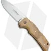 Fox Knives Elite Lockback Knife Olive Wood (4" Satin)