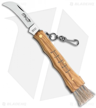 Fox Knives Mushroom Slip Joint Knife Olive Wood (2.8" Satin) 1 Fox Knives Mushroom Slip Joint Knife Olive Wood (2.8" Satin)