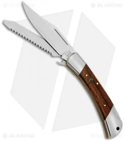 Fox Knives Win 589 Lockback Knife Rosewood (3.8" Satin)