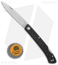 Fox Knives 01FX730 Lockback Knife Carbon Fiber (2.8" Satin) -Fox Knives Fox Knives 01FX730 Carbon Fiber Satin BHQ 87345 er bottlecap