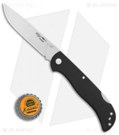 Fox Knives 500 Folder Lock Back Knife Black G-10 (3.125" Satin) 500 B -Fox Knives Fox Knives 500 Black G10 Satin 500 B BHQ 87346 er bottlecap