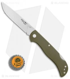 Fox Knives 500 Folder Lock Back Knife OD Green G-10 (3.5" Satin) 500 G 7 Fox Knives 500 Folder Lock Back Knife OD Green G-10 (3.5" Satin) 500 G -Fox Knives Fox Knives 500 OD Green G10 Satin 500 G BHQ 87348 er bottlecap