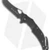 Fox Knives A.L.S.R. MILSPEC Folding Knife Black Aluminum (3.875" Black Serr)