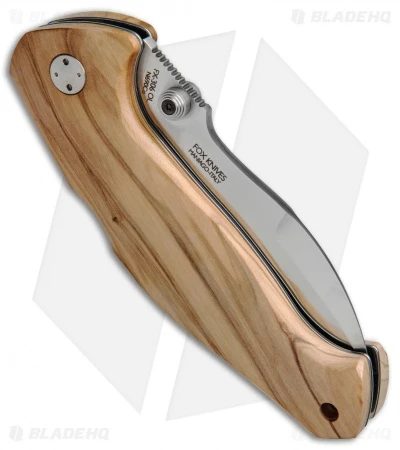 Fox Knives Anso Mojo Lockback Knife Olive Wood (3.5" Satin) FX-306 OL 3 Fox Knives Anso Mojo Lockback Knife Olive Wood (3.5" Satin) FX-306 OL - Image 3