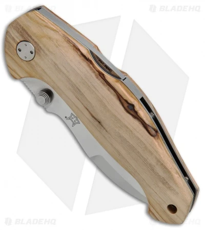 Fox Knives Anso Mojo Lockback Knife Olive Wood (3.5" Satin) FX-306 OL 2 Fox Knives Anso Mojo Lockback Knife Olive Wood (3.5" Satin) FX-306 OL - Image 2