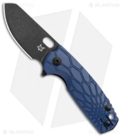 Fox Knives Baby Core Mini Liner Lock Knife Blue FRN (2.35" Black SW)