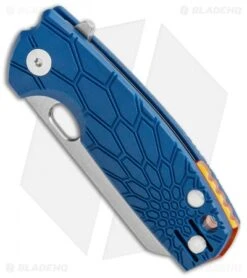 Fox Knives Baby Core Mini Liner Lock Knife Blue FRN (2.35" Stonewash) -Fox Knives Fox Knives Baby Core Mini LL Blue FRN SW BHQ 108035 jr spine 1 2