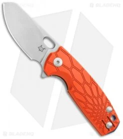 Fox Knives Baby Core Mini Liner Lock Knife Orange FRN (2.35" Stonewash)