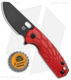 Fox Knives Baby Core Mini Liner Lock Knife Red FRN (2.35" Black SW) 7 Fox Knives Baby Core Mini Liner Lock Knife Red FRN (2.35" Black SW) -Fox Knives Fox Knives Baby Core Mini LL Red FRN Black SW BHQ 108044 jr bottlecap
