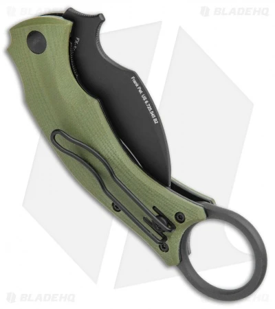 Fox Knives Bastinelli Black Bird Karambit Knife OD G-10 (2.5" Black) FX-591 OD 3 Fox Knives Bastinelli Black Bird Karambit Knife OD G-10 (2.5" Black) FX-591 OD - Image 3