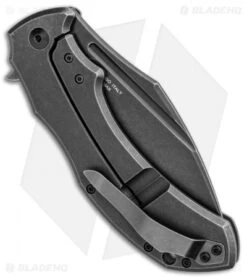Fox Knives Bastinelli Shadow Frame Lock Flipper Knife (3.75" Black Stonewash) -Fox Knives Fox Knives Bastinelli Shadow FL Black SW FX 533TI BHQ 87339 jr side