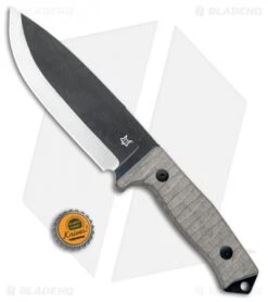 Fox Knives Bushman Fixed Blade Knife Micarta (6.25" Gray) 02FX730 -Fox Knives Fox Knives Bushman Micarta Gray 02FX730 BHQ 105760 jr bottlecap
