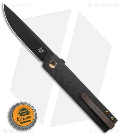 Fox Knives CHNOPS Liner Lock Knife Carbon Fiber & Bronze (3.25" PVD) FX-543 CFBR 4 Fox Knives CHNOPS Liner Lock Knife Carbon Fiber & Bronze (3.25" PVD) FX-543 CFBR - Image 4