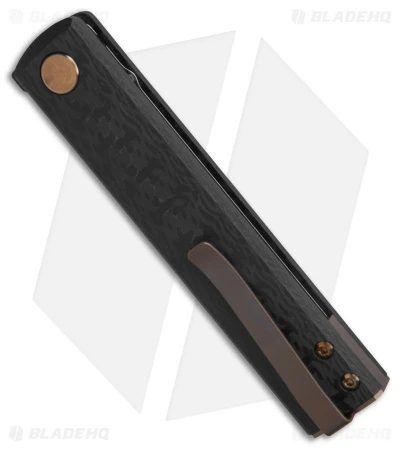 Fox Knives CHNOPS Liner Lock Knife Carbon Fiber & Bronze (3.25" PVD) FX-543 CFBR 2 Fox Knives CHNOPS Liner Lock Knife Carbon Fiber & Bronze (3.25" PVD) FX-543 CFBR - Image 2