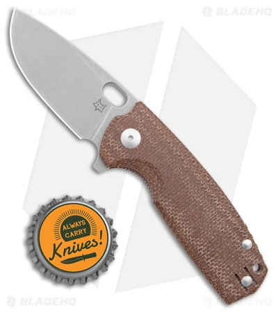 Fox Knives Vox Core Liner Lock Knife Brown Micarta (3.15" Stonewash) 4 Fox Knives Vox Core Liner Lock Knife Brown Micarta (3.15" Stonewash) - Image 4