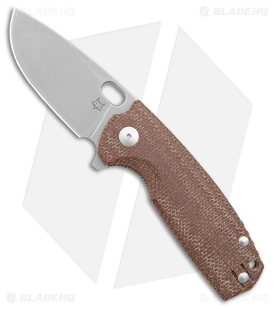Fox Knives Vox Core Liner Lock Knife Brown Micarta (3.15" Stonewash) 1 Fox Knives Vox Core Liner Lock Knife Brown Micarta (3.15" Stonewash)