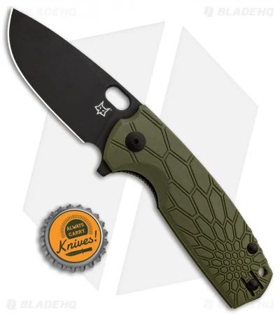 Fox Knives Vox Core Liner Lock Knife OD Green FRN (3.15" Black) FX-604 OD 4 Fox Knives Vox Core Liner Lock Knife OD Green FRN (3.15" Black) FX-604 OD - Image 4