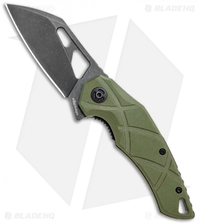 Fox Knives Defcon 5 Atrax Flipper Folding Knife OD Green G10 (3.5" Black SW) 1 Fox Knives Defcon 5 Atrax Flipper Folding Knife OD Green G10 (3.5" Black SW)