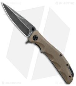 Fox Knives Mandatory Fun Frame Lock Knife Hemp Micarta (3.6" Black SW)