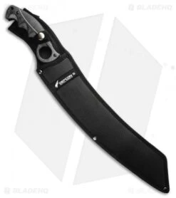 Fox Knives Defcon 5 Tango Machete Fixed Blade Knife (14" Black) D5-K013 -Fox Knives Fox Knives Defcon 5 Tango Machete Fixed Blade Knife 14 Black D5 K013 BHQ 100762 LS Sheath