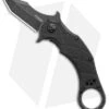 Fox Knives Defcon 5 Claw Tanto Liner Lock Knife Black G-10 (2.4" Black SW)