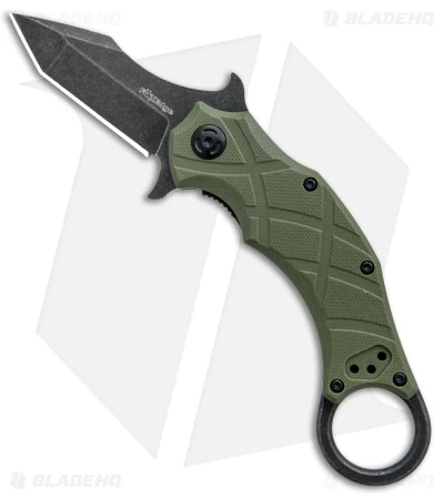 Fox Knives Defcon 5 Claw Tanto Liner Lock Knife OD Green G-10 (2.4" Black SW) 1 Fox Knives Defcon 5 Claw Tanto Liner Lock Knife OD Green G-10 (2.4" Black SW)