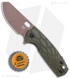Fox Knives Desert Warrior Baby Core Mini Knife OD Green FRN (2.35" Copper) -Fox Knives Fox Knives Desert Warrior Baby Core Mini OD Green FRN Copper BHQ 113957 jr bottlecap