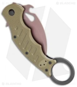 Fox Knives Desert Warrior Karambit OD Green G-10 (2.5" Copper PVD) 5 Fox Knives Desert Warrior Karambit OD Green G-10 (2.5" Copper PVD) -Fox Knives Fox Knives Desert Warrior Karambit OD Green G 10 Copper BHQ 111105 jr side