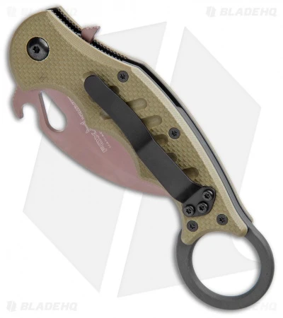 Fox Knives Desert Warrior Karambit OD Green G-10 (2.5" Copper PVD) 2 Fox Knives Desert Warrior Karambit OD Green G-10 (2.5" Copper PVD) - Image 2