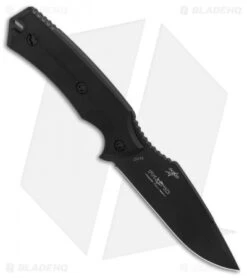 Fox Knives Felin Fixed Blade Knife Black G-10 (4.12" Black) FX-517 -Fox Knives Fox Knives Felin Black G10 Black BHQ 87353 er side
