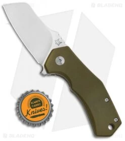 Fox Knives Italico Flipper Liner Lock Knife OD Green G-10 (2.3" Satin M390) -Fox Knives Fox Knives Italico Flipper LL OD Green G 10 Satin 01FX894 BHQ 120813 jr bottlecap