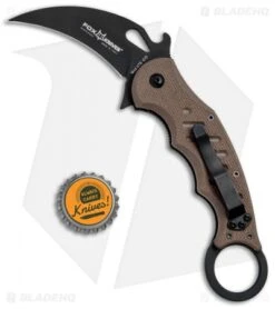 Fox Knives Karambit Folder Knife Dark Earth G-10 (3.1" Black) 479E 7 Fox Knives Karambit Folder Knife Dark Earth G-10 (3.1" Black) 479E -Fox Knives Fox Knives Karambit Dark Earth G 10 Black FOX479E BHQ 47621 jr bottlecap