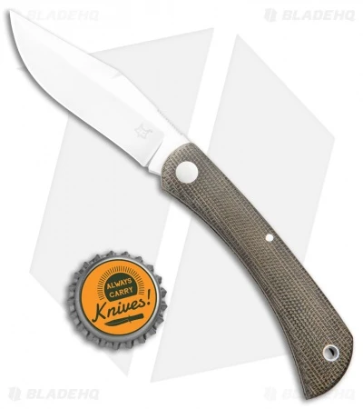 Fox Knives Libar Slip Joint Knife Green Micarta (2.75" Satin) 01FX846 5 Fox Knives Libar Slip Joint Knife Green Micarta (2.75" Satin) 01FX846 - Image 5