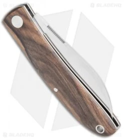 Fox Knives Livri Slip Joint Knife Zircote Wood (2.75" Satin) FX-273 ZW -Fox Knives Fox Knives Livri SJ Zircote Wood Satin 01FX851 BHQ 105763 jr side