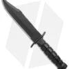 Fox Knives Military Explorer Fixed Blade Knife Black ABS (7.5" Black)