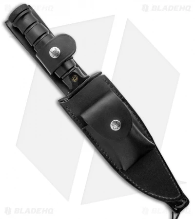 Fox Knives Military Explorer Fixed Blade Knife Black ABS (7.5" Black) 3 Fox Knives Military Explorer Fixed Blade Knife Black ABS (7.5" Black) - Image 3