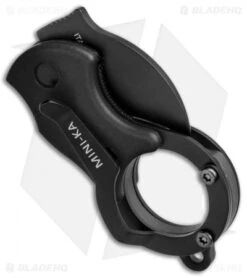 Fox Knives Mini-KA Linerlock Karambit Knife Black (1" Black) FX-535 B -Fox Knives Fox Knives Mini KA LL Karambit Black Black 01FX325 BHQ 88118 jr side