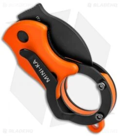 Fox Knives Mini-KA Linerlock Karambit Knife Orange (1" Black) FX-535 OB -Fox Knives Fox Knives Mini KA LL Karambit Orange Black 01FX330 BHQ 88120 jr side